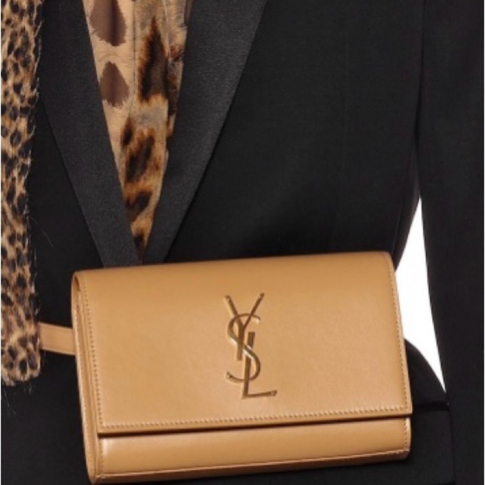 Yves Saint Laurent Tan Leather Belt Bag